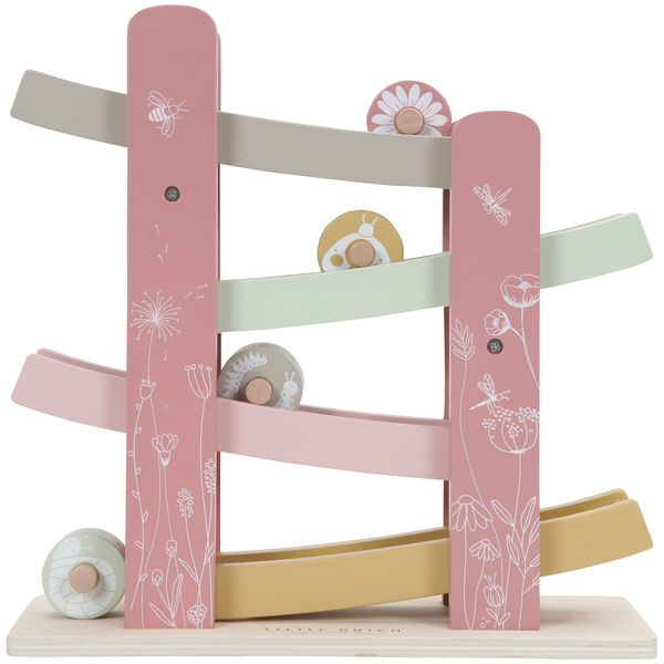 circuit rampe en bois pink little dutch