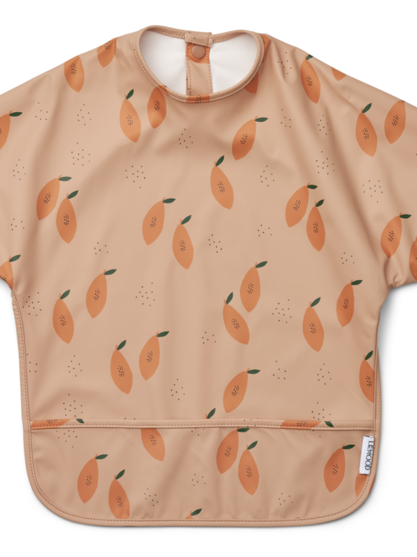 bavoir à manches merle papaya liewood