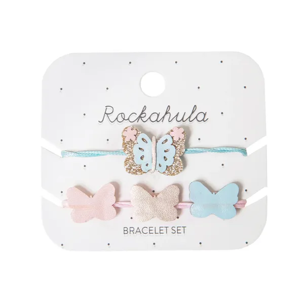 2 bracelets meadow butterfly rockahula kids