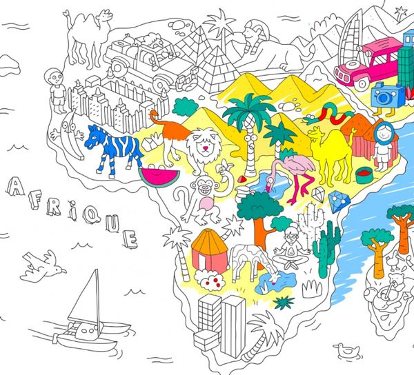 set de 18 coloriages atlas omy