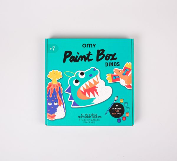 Paintbox peinture par numéros OMY dinos