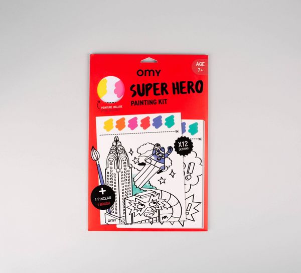 kit de peinture super héros omy