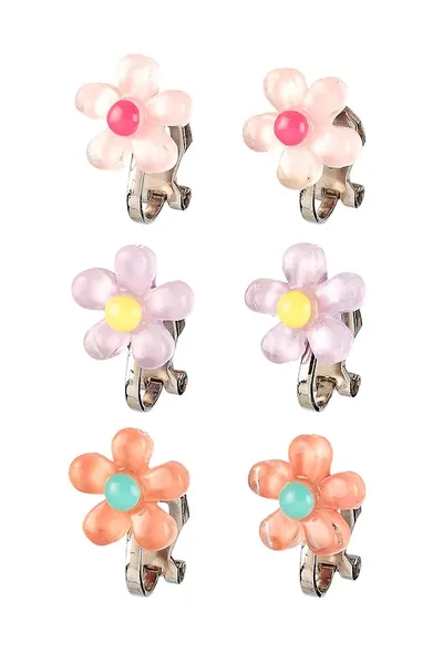 boucles d'oreille à clips fleurs souza
