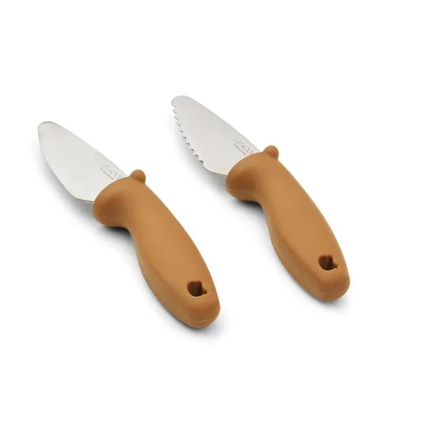 Set de 2 couteaux pour enfant Perry - Golden caramel - Liewood