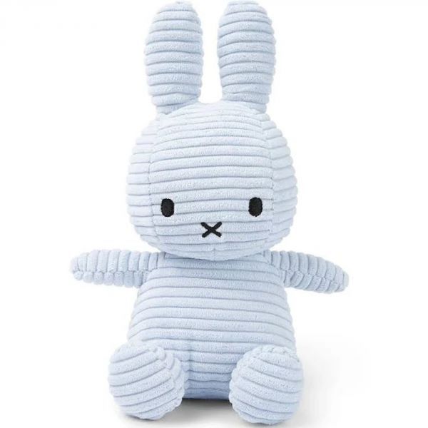 lapin miffy cotelé bleu glace