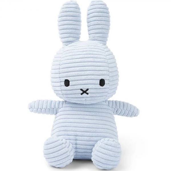 lapin miffy cotelé bleu glace