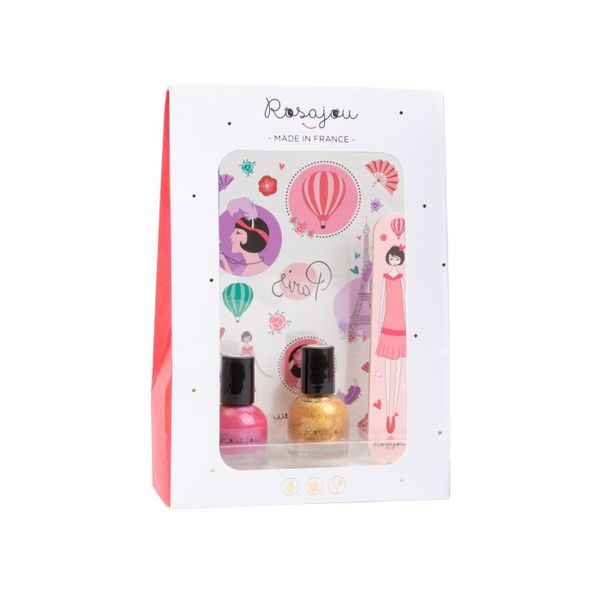 Coffret Jolis Ongles "Rubis" "Chéri", Rosajou, Maquillage, Beauté