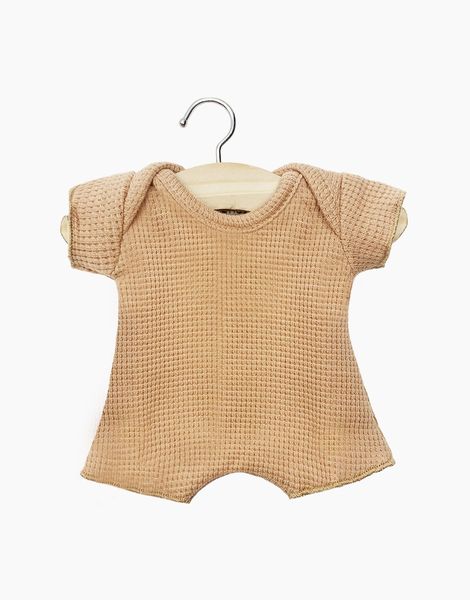 Body Shorty en maille nid d'abeille cassonade, Minikane, Poupées, Babies, Vêtements