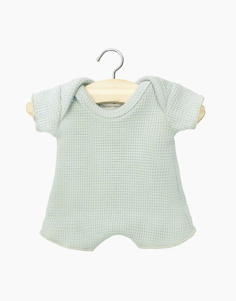 Body shorty en maille nid d'abeille thé vert, Minikane, Poupées, Babies, Vêtements