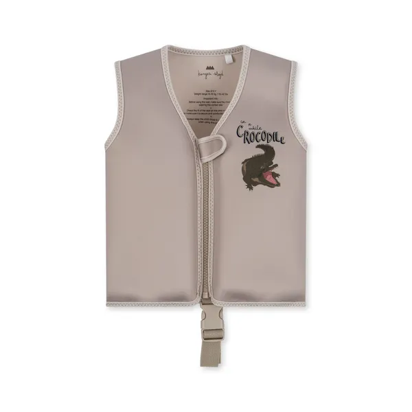 Gilet de nage flotteur crocodile 3/6 ans, Konges Slojd, Nager, Plage, Piscine, Vacance, Style