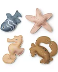 Lot de 4 jouets de plongée Dion - Sea Creatture/Sandy, Liewood, Jeu, Plage