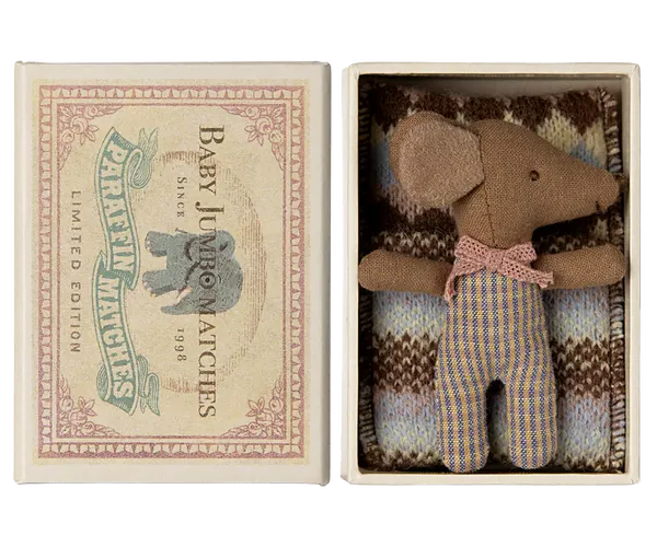 Bébé souris - Sleepy/wakey dans sa boite - New Rose, Maileg, Enfant, Cadeau, Jeu, Décoration