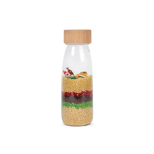 Bouteille sensorielle Macboum Menu, Petit Boum, Enfant, Bébé; Eveil, Motricité, Cadeau, Jeu