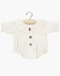 Barboteuse Léonore en gaze de coton écru, Minikane, Poupée, Gordis, Vêtements, jeu