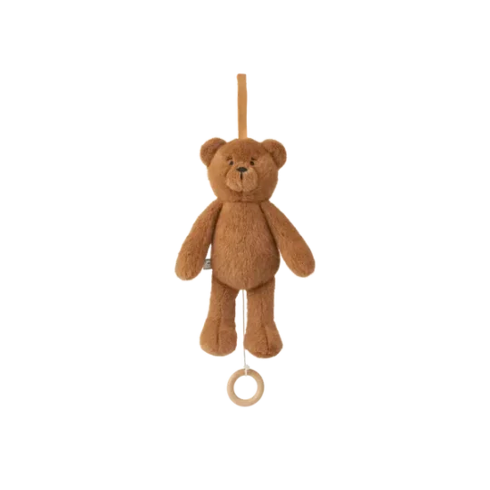 Mobile musical Bear Makenna - Golden Caramel, Lieewood, Mobile Musical, Enfant, Bébé, Cadeau de naissance