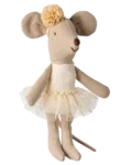 Souris ballerine Petite sœur - Blanc cassé, Maileg, Souris danseuse, Jouet, Enfant, Divertissement