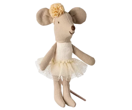 Souris ballerine Petite sœur - Blanc cassé, Maileg, Souris danseuse, Jouet, Enfant, Divertissement