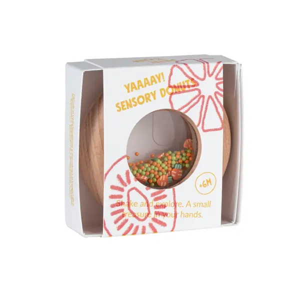 Jouet sensoriel Donut - Carrots, Petit Boum, Bébé, Eveil, Sens, Motricité, Cadeau de naissance