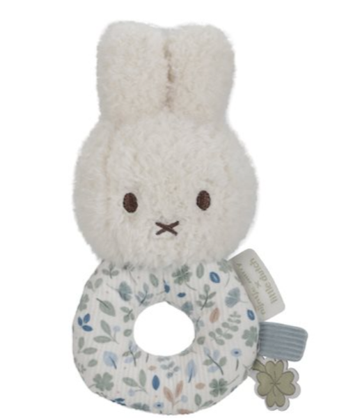 Hochet Miffy - Lucky Leaves, Little Dutch, Bébé, Eveil, Cadeau de naissance, Motricité, Jeu