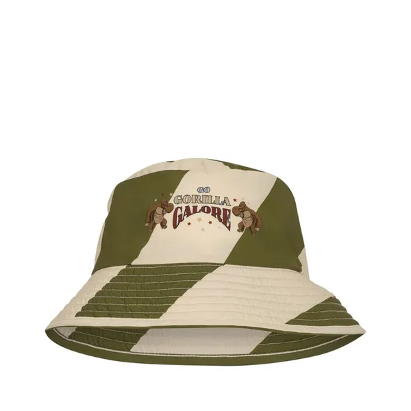 Chapeau de soleil - Asnou - Dark Olive/ Creamy White - 12/18 mois, Konges Slojd, Enfant, Protection solaire, Plage, Vacance, Idée cadeau