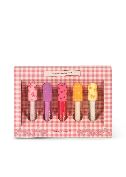Set de 5 gloss Glitter - Multi, Konges Slojd, Enfant, En beauté, Maquillage, Girly, Idée cadeau